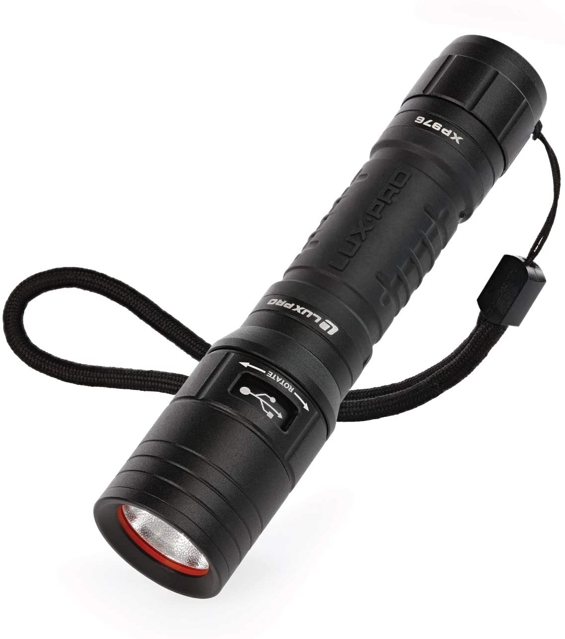 450 Lumen Tactical LED Flashlight - High Power Rechargeable Waterproof Flashlight for Camping, Hiking, Emergency & Outdoor Adventures