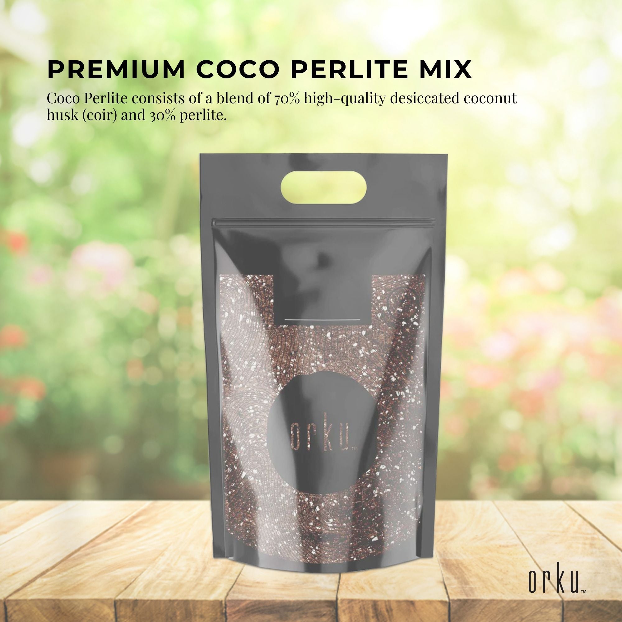 10L Premium Coco Coir Perlite Mix - 70% Coconut Husk & 30% Perlite for Hydroponic Plants | Ideal for Indoor Gardening, Seed Starting & Container Planting