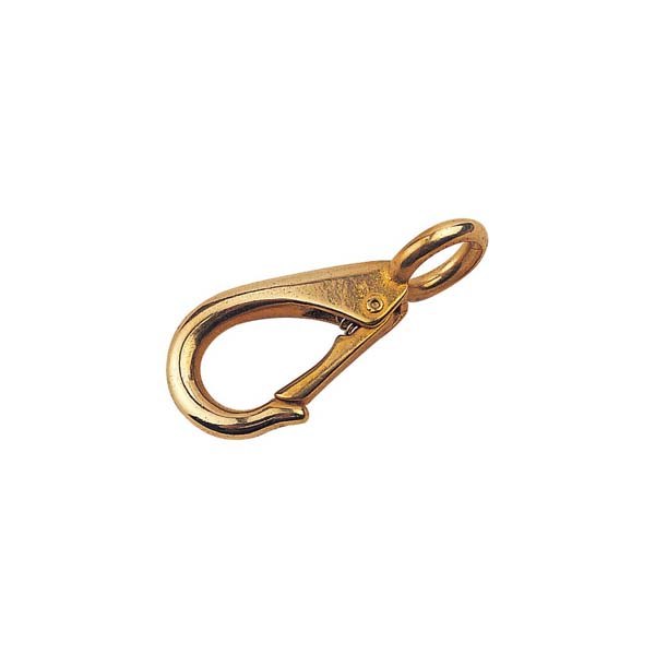 #1 2 7/8 Inch Bronze Boat Snap Hooks - Heavy Duty Marine Hardware for Sailing, Fishing & Dock Accessories