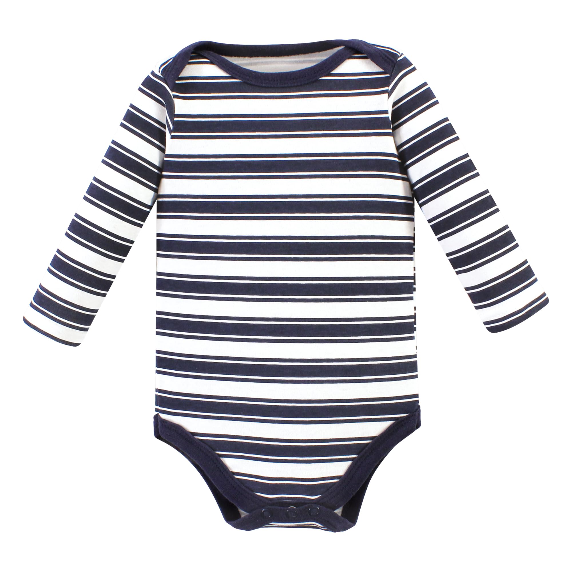Hudson Baby Unisex Cotton Long-Sleeve Bodysuits 3-Pack - Soft Newborn Onesies for Baby Boys - Perfect for Everyday Wear, Playtime & Family Outings