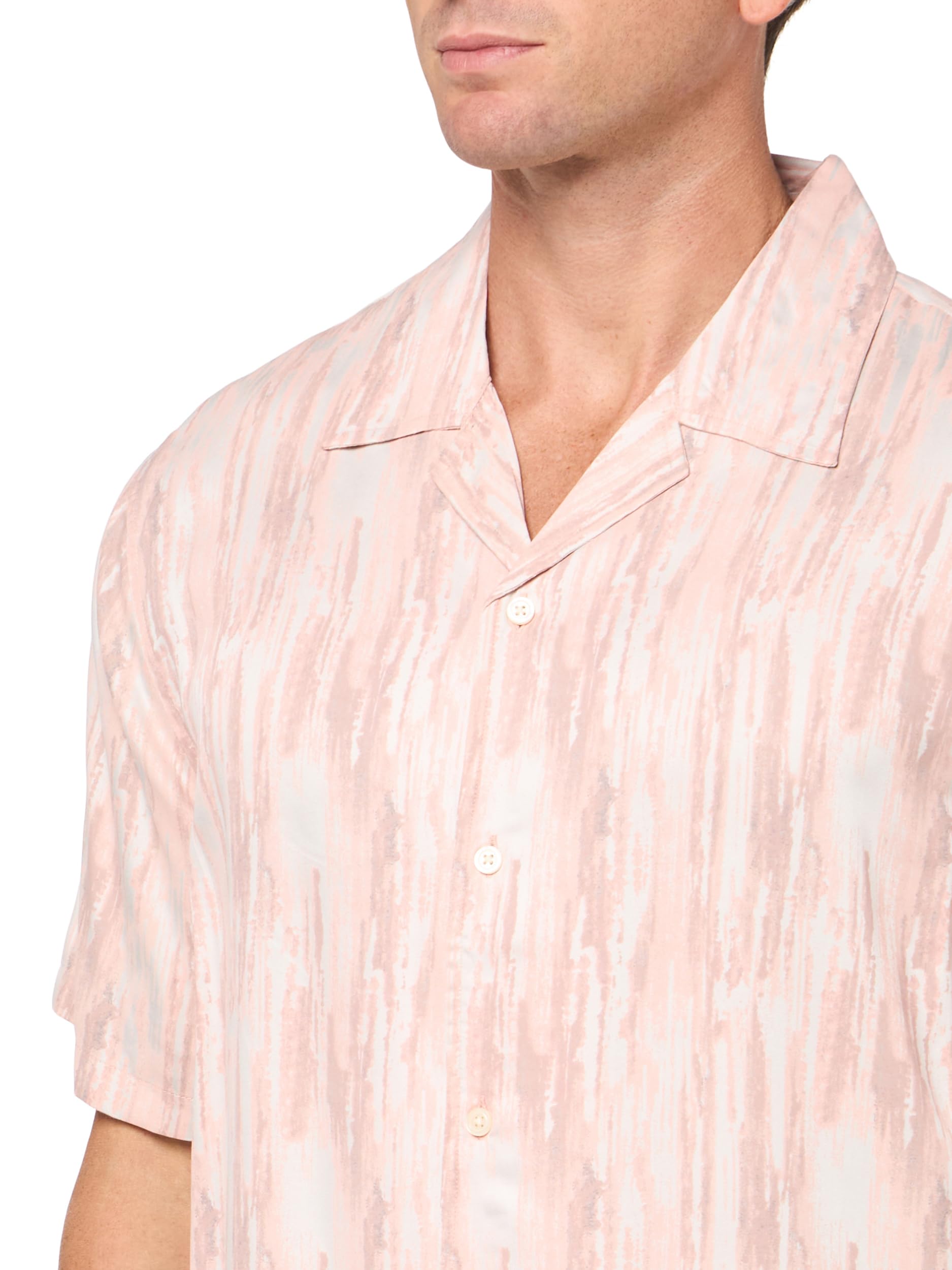 John Varvatos Men's Dan Shirt - Premium Slim Fit Casual Button Down Shirt for Business & Date Night | Stylish & Comfortable Dress Shirt for Men