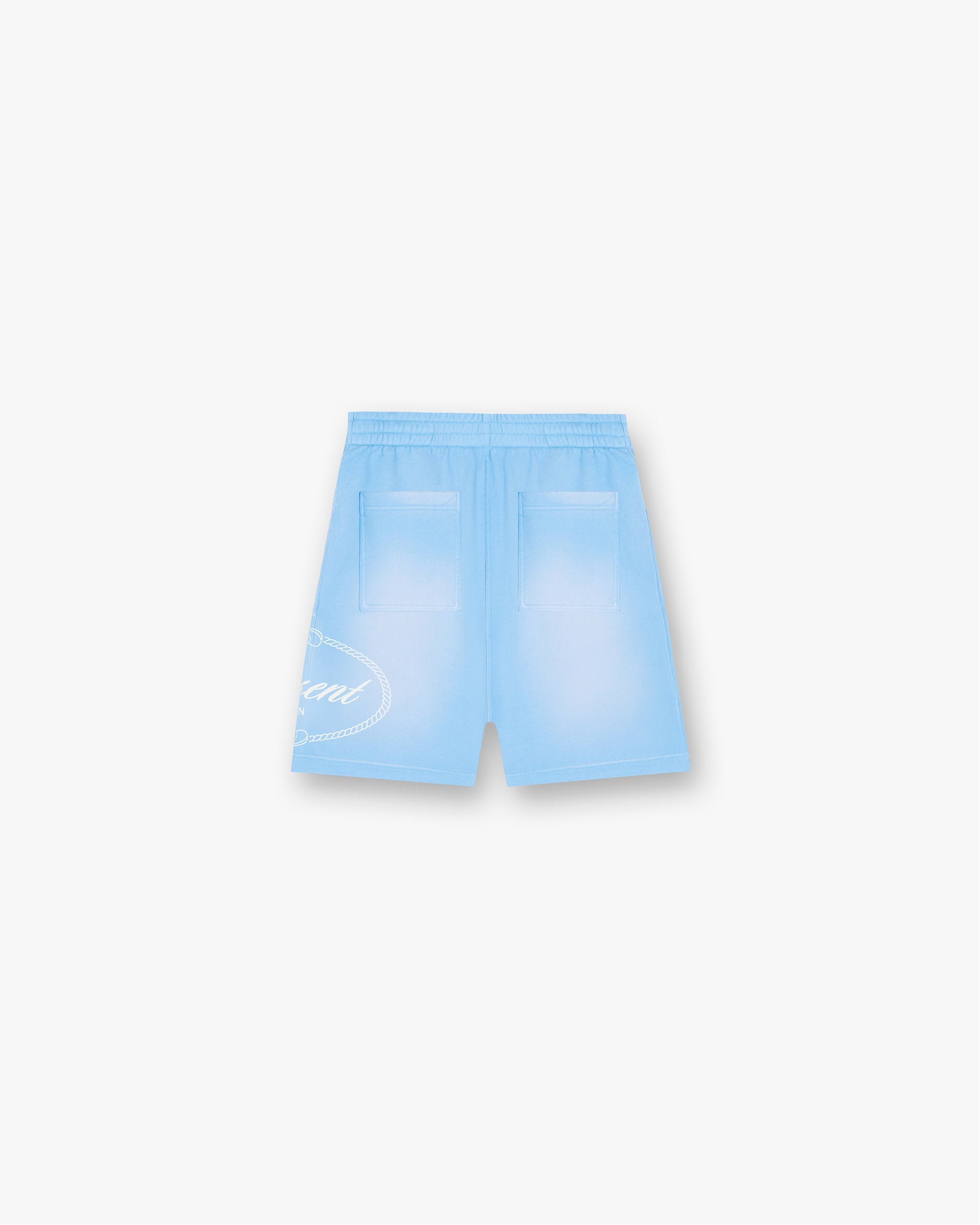 Represent X Harrods Crest Short - Cloud Blue | Premium Streetwear Shorts for Men | Perfect for Summer, Casual Outings & Gym Wear