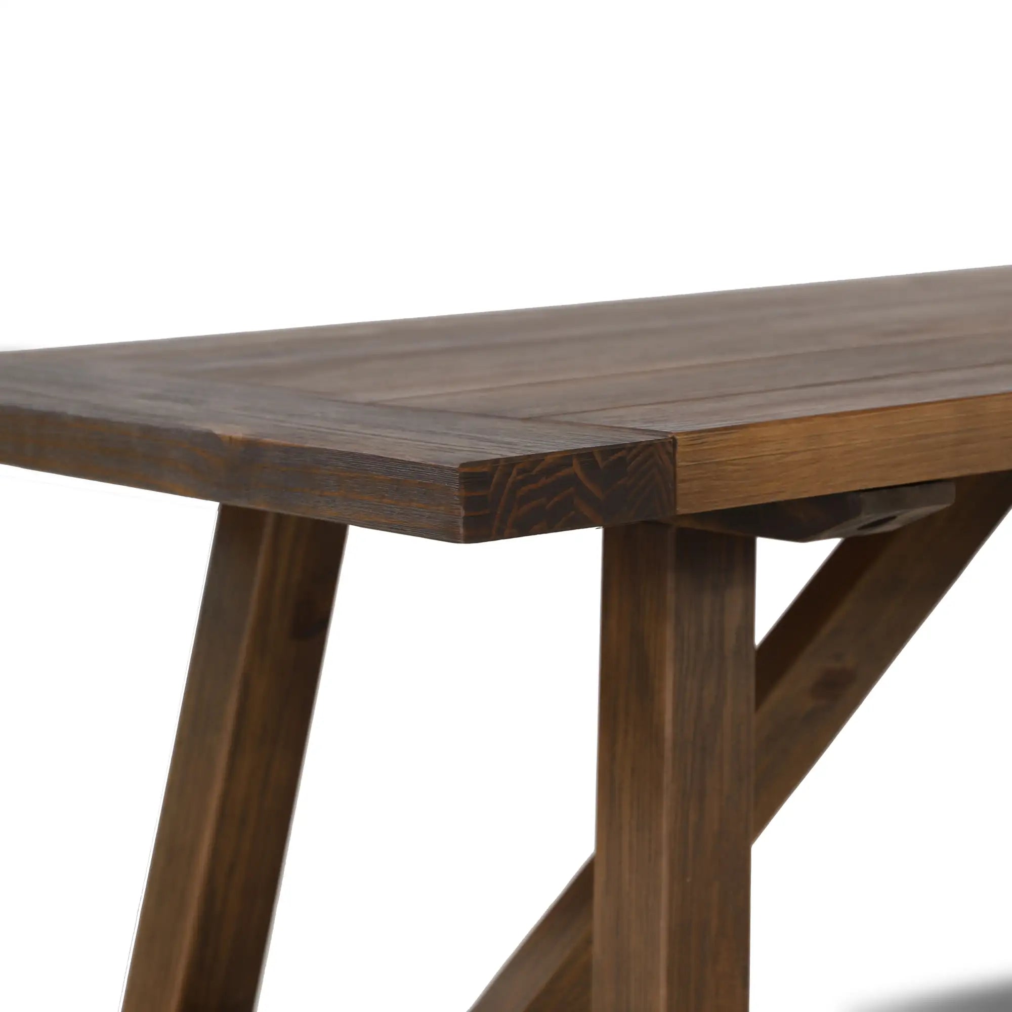 Customizable Cascais 72-Inch Modern Dining Table - Extendable Wooden Table for 8-10 People - Perfect for Family Gatherings & Dinner Parties