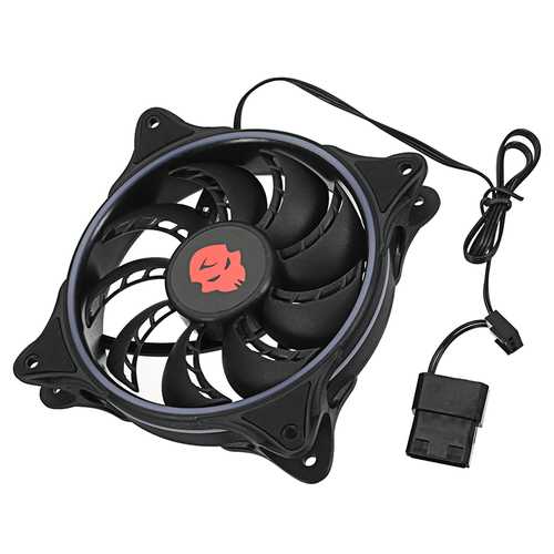 Coolman 120mm RGB All-in-One Liquid CPU Cooler - Compatible with Intel & AMD AM4 Sockets - Perfect for Gaming PCs & High-Performance Builds