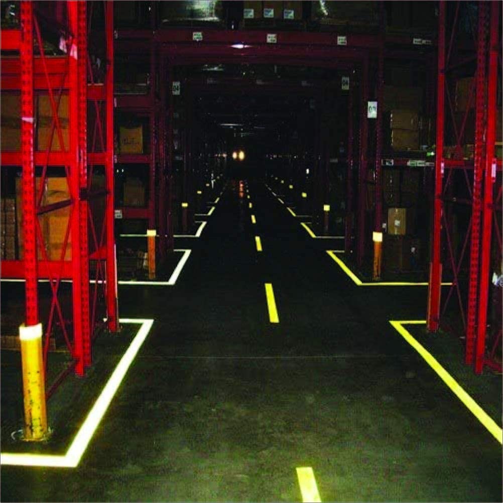 iFloortape DuraMark RPT-750 Orange Reflective Slip-Resistant Pavement Marking Tape – 8