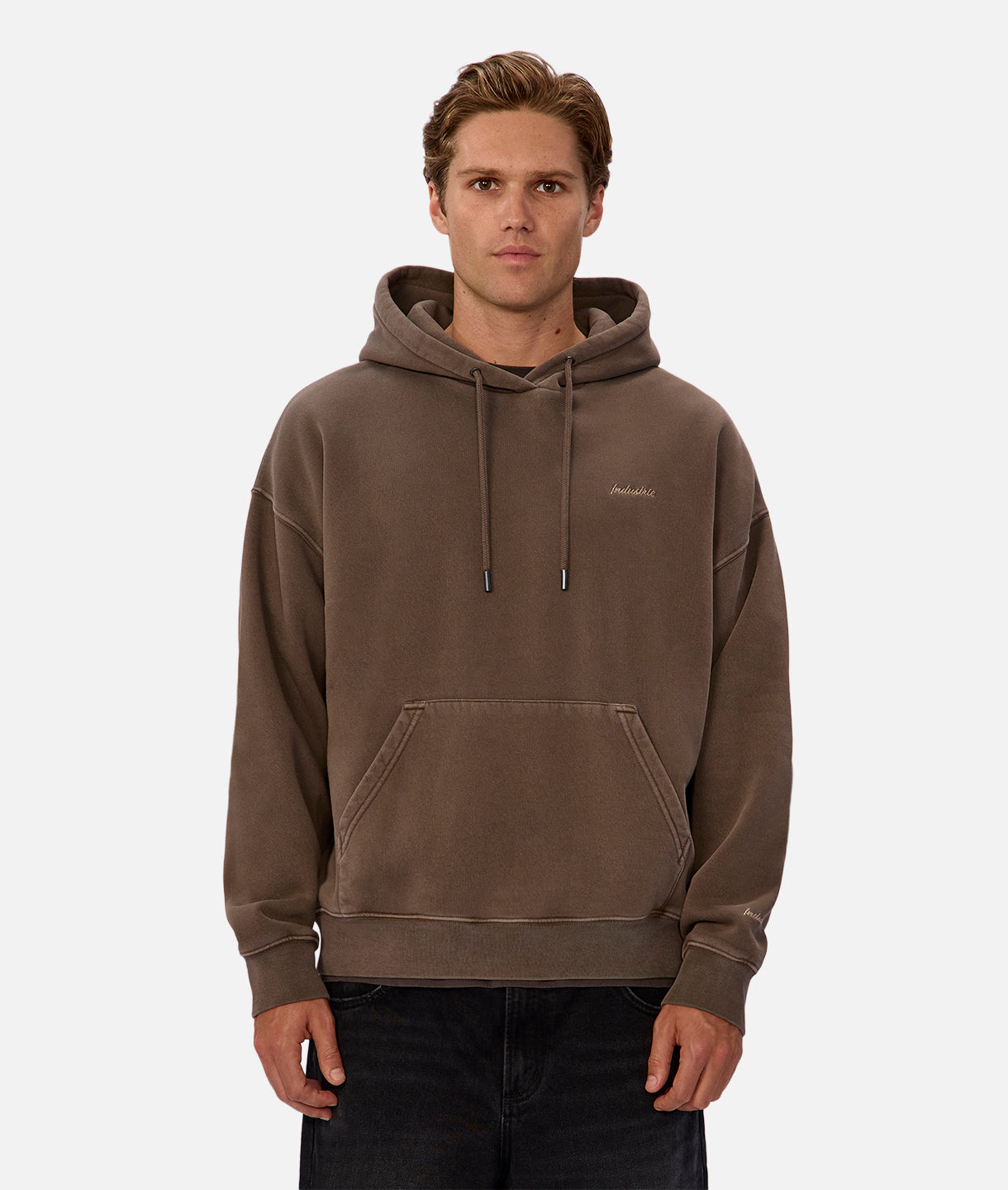 Premium Del Sur Washed Hoodie for Men & Women - Soft Cotton Blend, Relaxed Fit, Mocha Brown - Perfect for Casual Wear, Outdoor Adventures & Cozy Loungewear