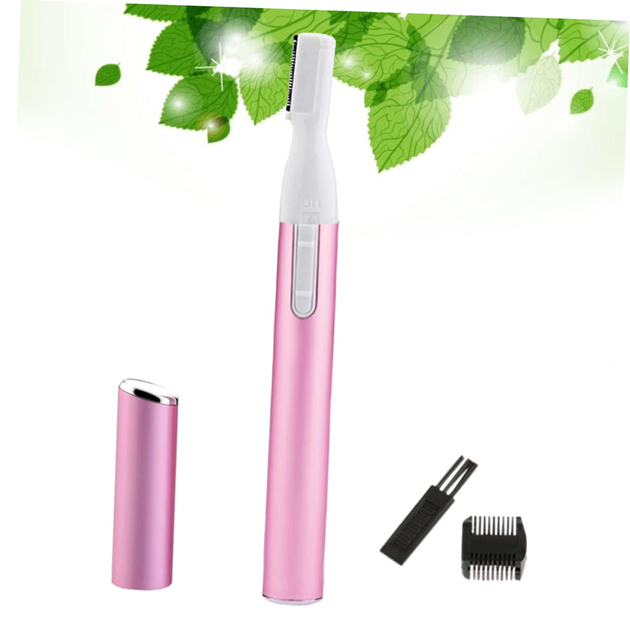 Electric Eyebrow Trimmer for Women - Rechargeable Facial Hair Remover, Painless & Portable Eyebrow Shaper with LED Light - Perfect for Travel, Home Use & Eyebrow Grooming
