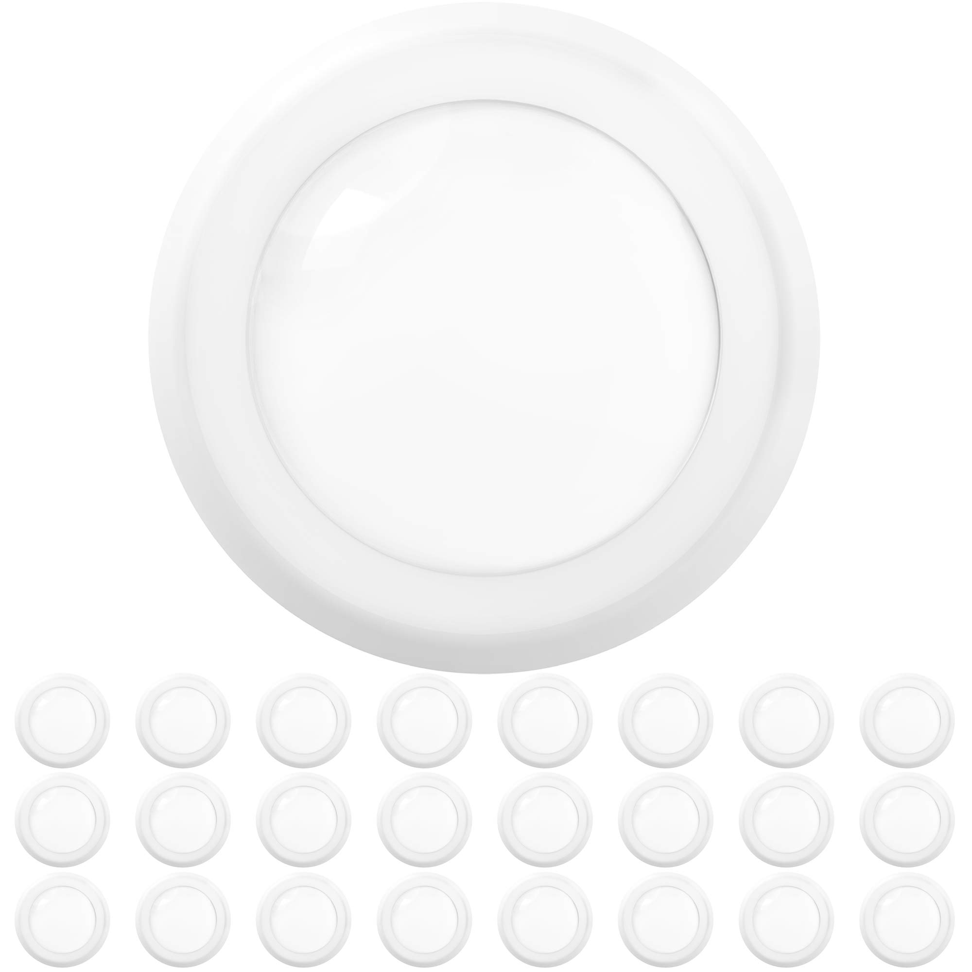 Sunco 24 Pack 5/6 Inch LED Disk Lights - Dimmable Recessed Ceiling Lighting, 1050LM 2700K Soft White, 15W=75W, ETL Damp Rated - Perfect for Kitchens, Bathrooms & Hallways