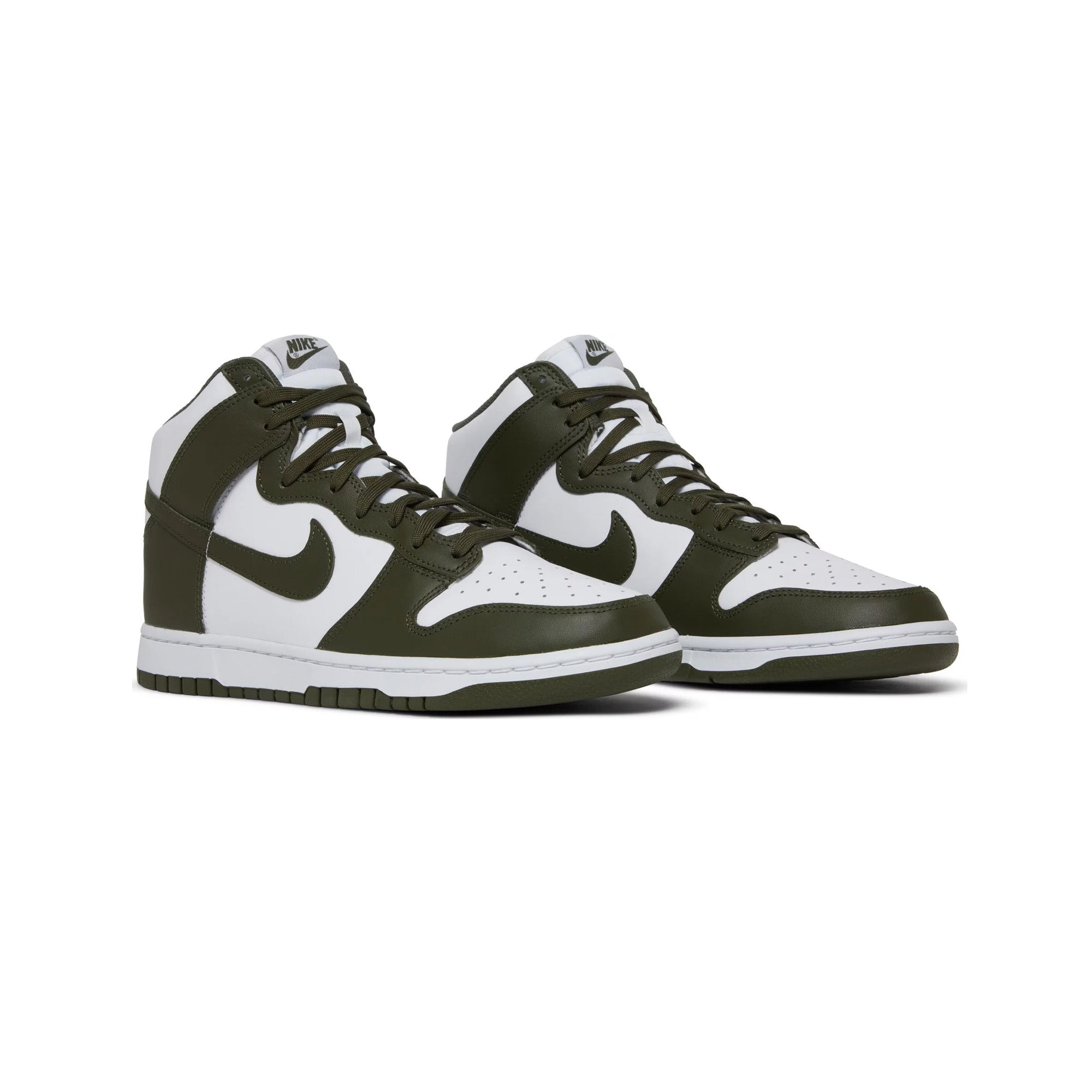 Nike Dunk High Retro 'Cargo Khaki' Sneakers (2021) - Men's Basketball Shoes for Streetwear & Casual Style