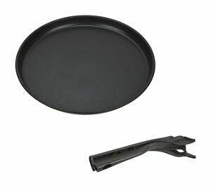 Amana W10187336A Black Microwave Crisping Tray - Perfect for Reheating Pizza, Fries & Snacks | Durable & Easy to Clean