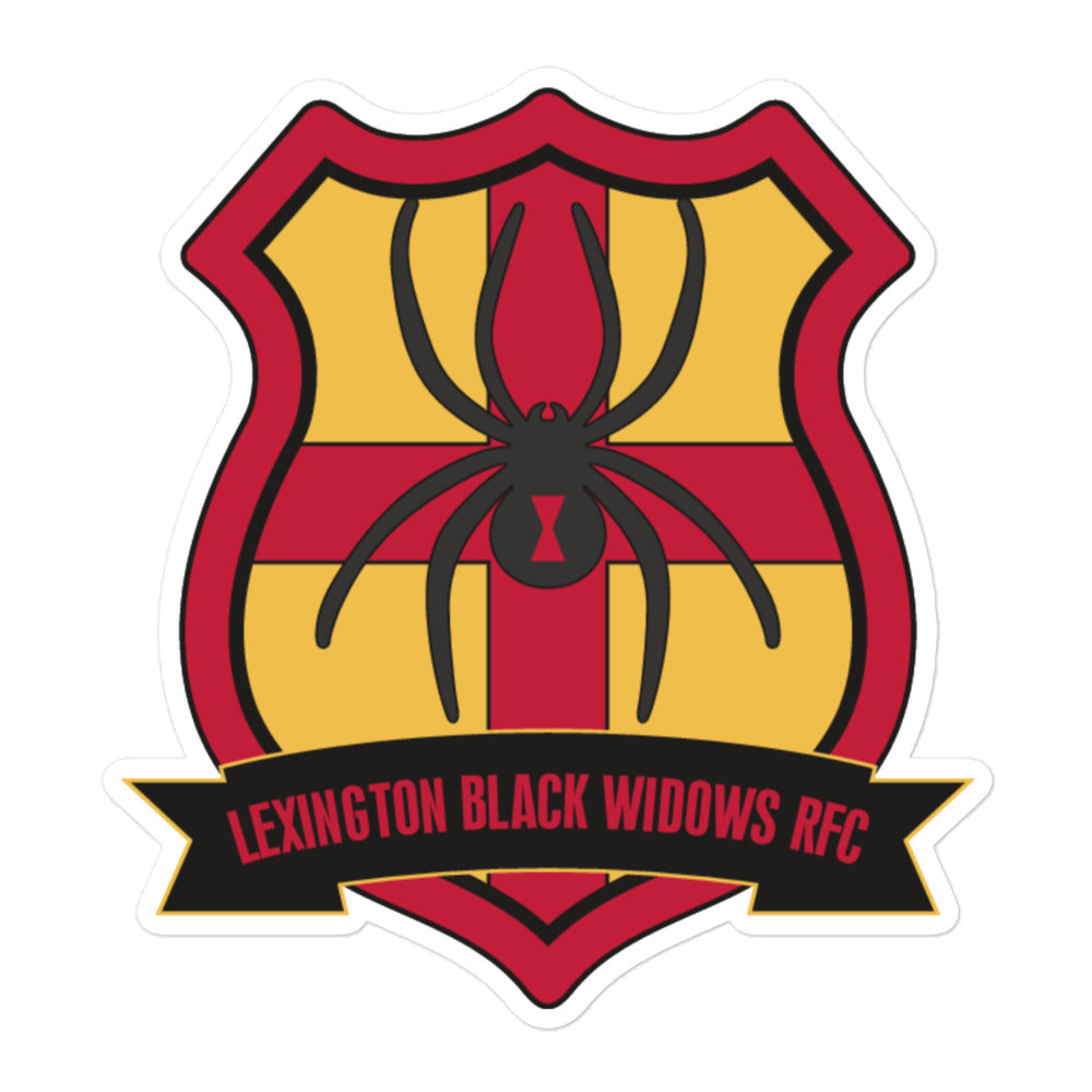 Black Widow RFC Stickers - Premium Vinyl Decals for Cars, Laptops & Motorcycles - Durable Waterproof Stickers for Outdoor & Indoor Use