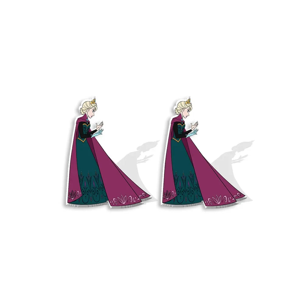 Frozen-Inspired Earrings - Disney Princess Jewelry for Women & Girls | Perfect for Cosplay, Costume Parties & Disney Themed Events