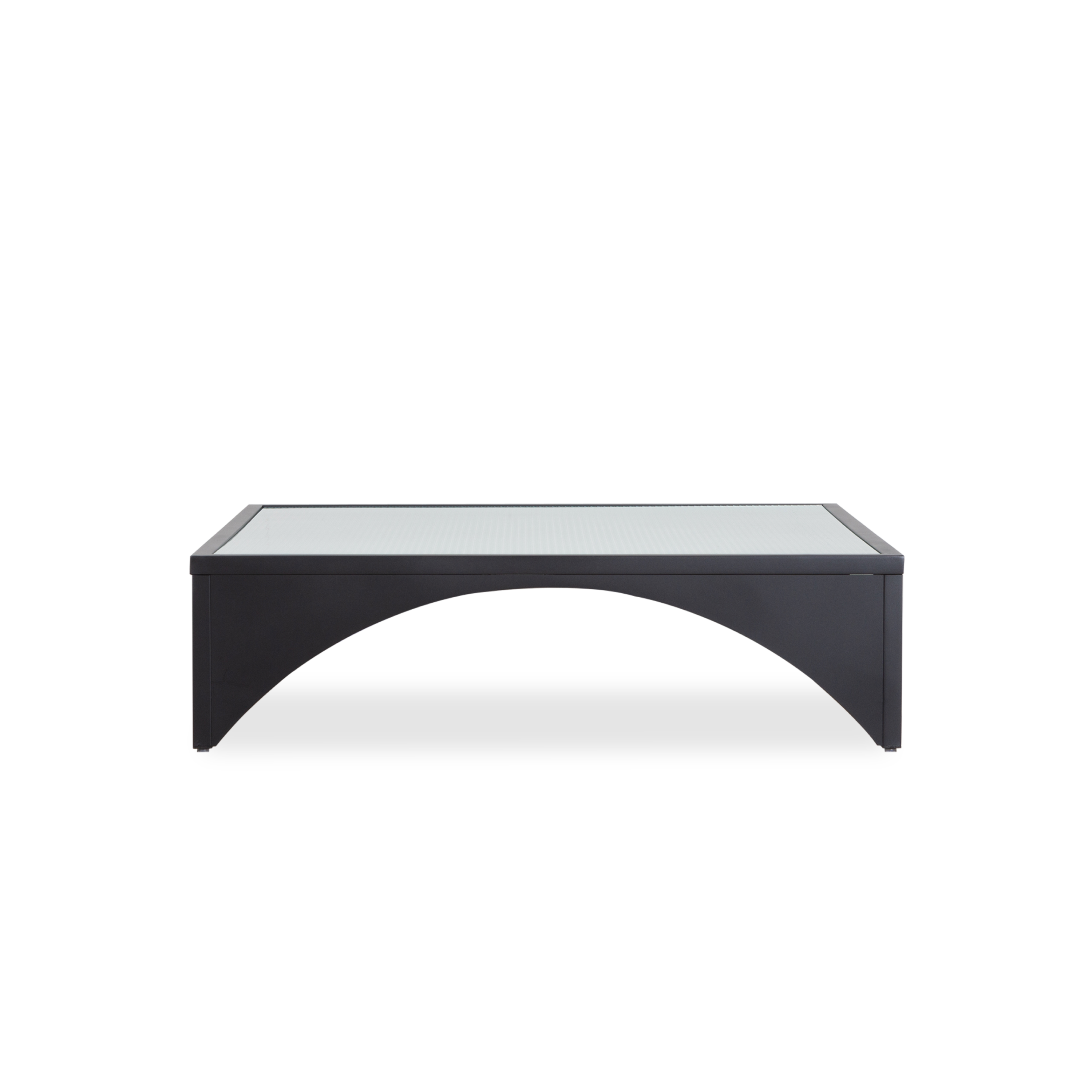 Modern Industrial Hangar Coffee Table - Sturdy Metal Frame & Wooden Top for Living Room, Office, or Lounge Decor