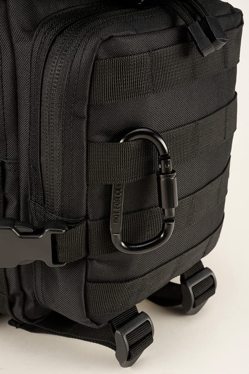 Brandit Kids US Cooper Backpack for School & Travel - Lightweight Durable Black Backpack for Boys & Girls - Perfect for Daily Use, Hiking & Outdoor Adventures