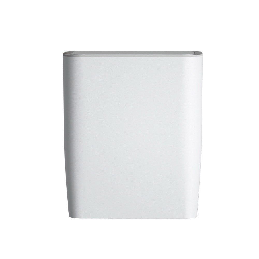 Devanti 9L Automatic Motion Sensor Trash Can - Hands-Free Touchless Waste Bin with Lid, White | Perfect for Kitchen, Bathroom, Office & Home Use