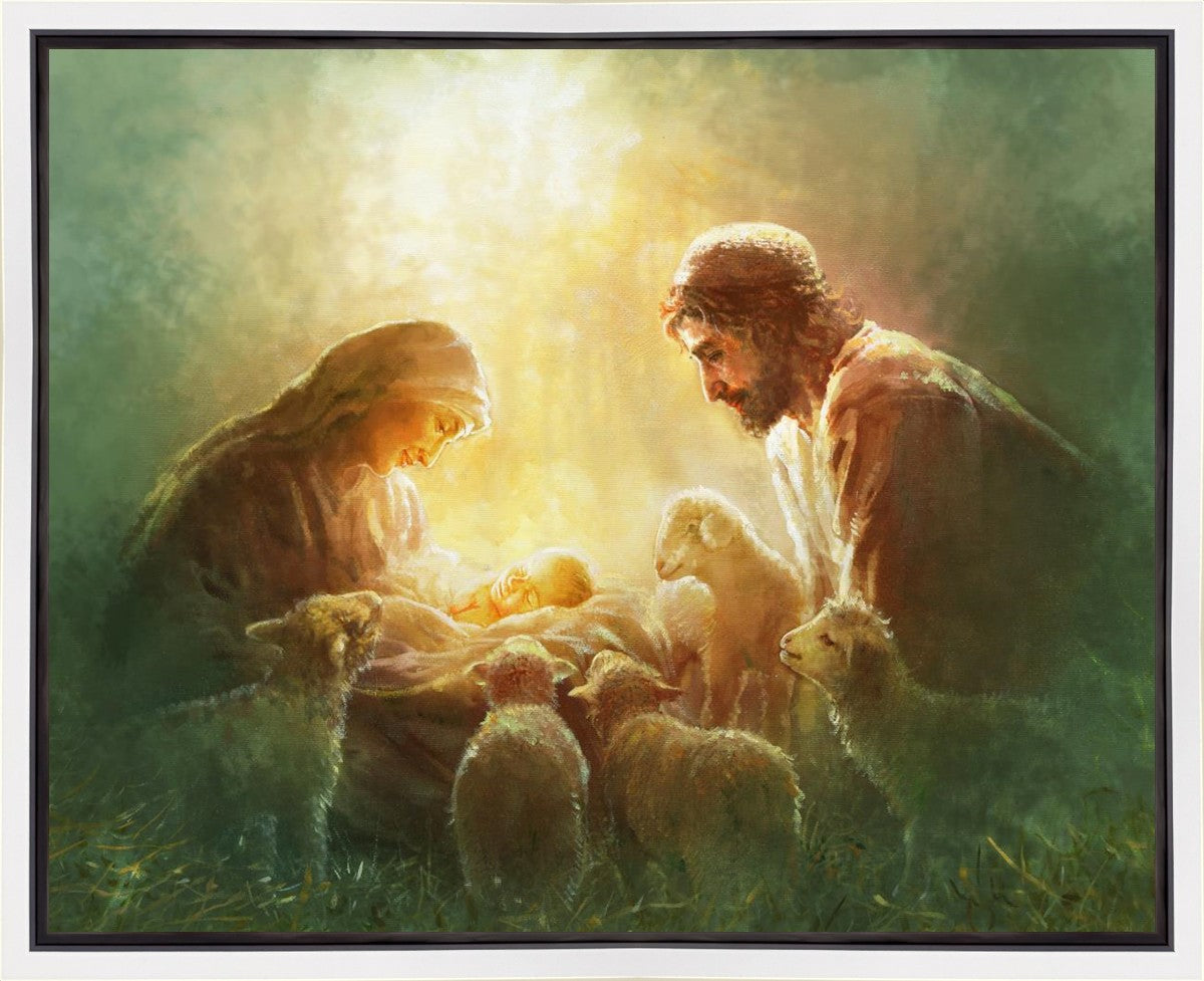 Immanuel Gallery Wrap Canvas - Premium Stretched Canvas Art for Home & Office Decor - Perfect for Living Room, Bedroom, and Office Wall Decor