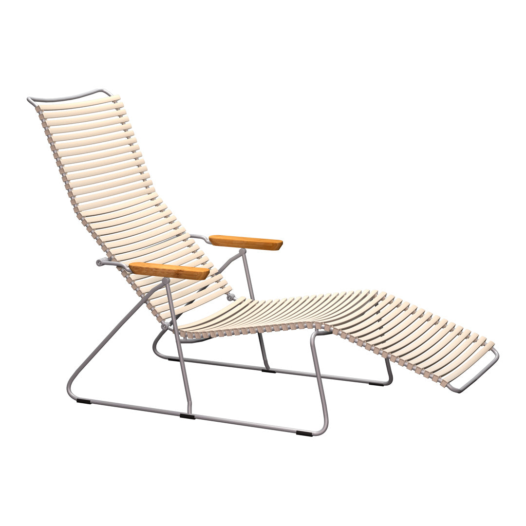 Best Selling Click Outdoor Sunlounger - Adjustable Folding Pool Lounge Chair with Cushion - Perfect for Beach, Backyard, and Patio Relaxation