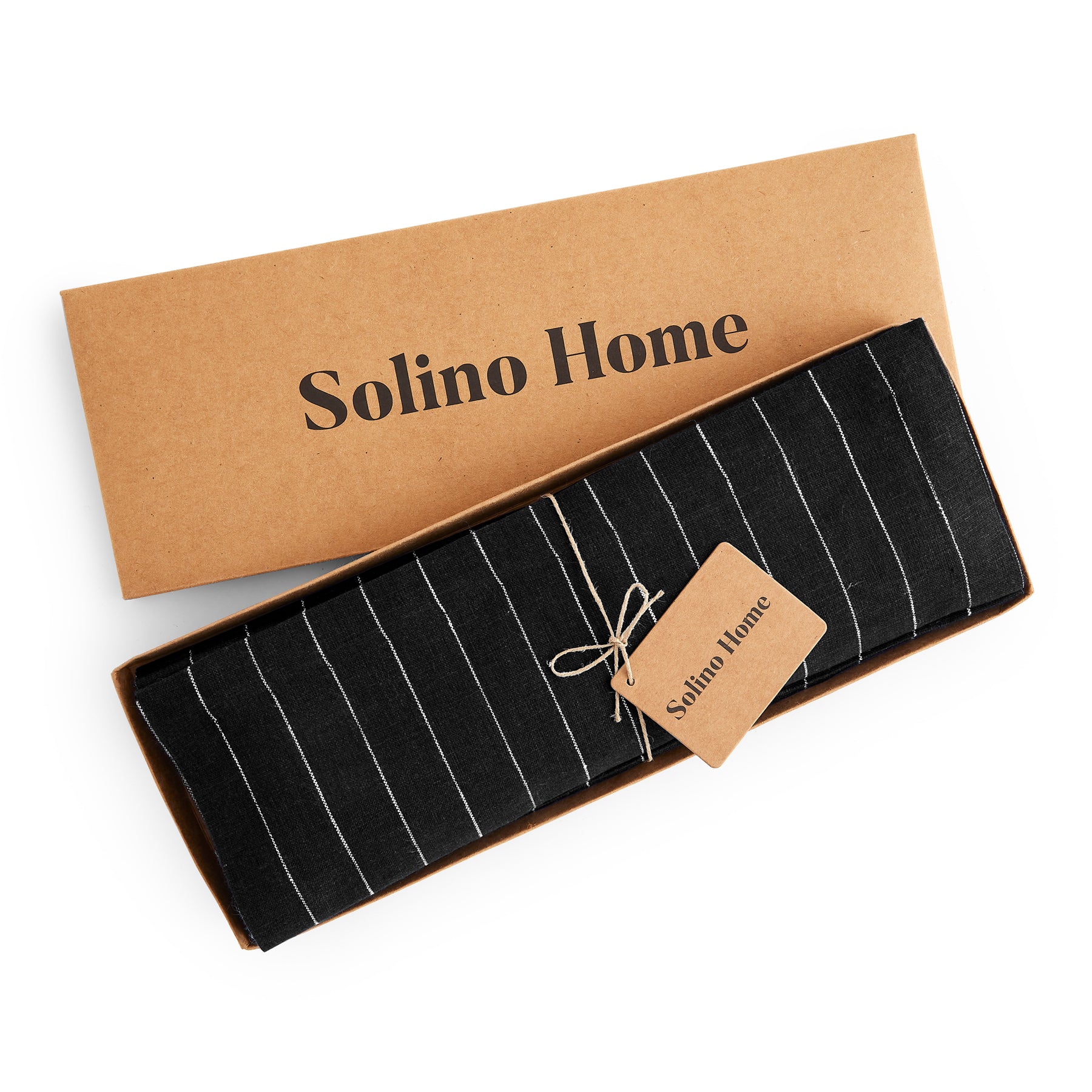 Elegant Pinstripe Placemats Set of 4 - Premium Cotton Table Mats for Formal Dining, Dinner Parties & Holiday Decor