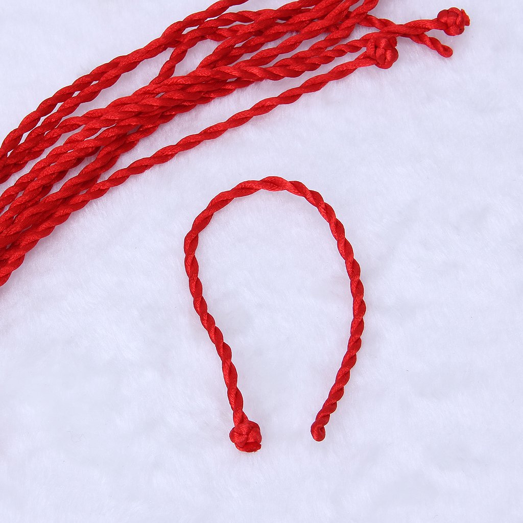 SOFEA 10PCS Red String Kabbalah Bracelets - Fashion Ethnic Rope Lanyard Jewelry for Women & Men - Perfect for Yoga, Meditation, Gifts & Boho Style Accessories