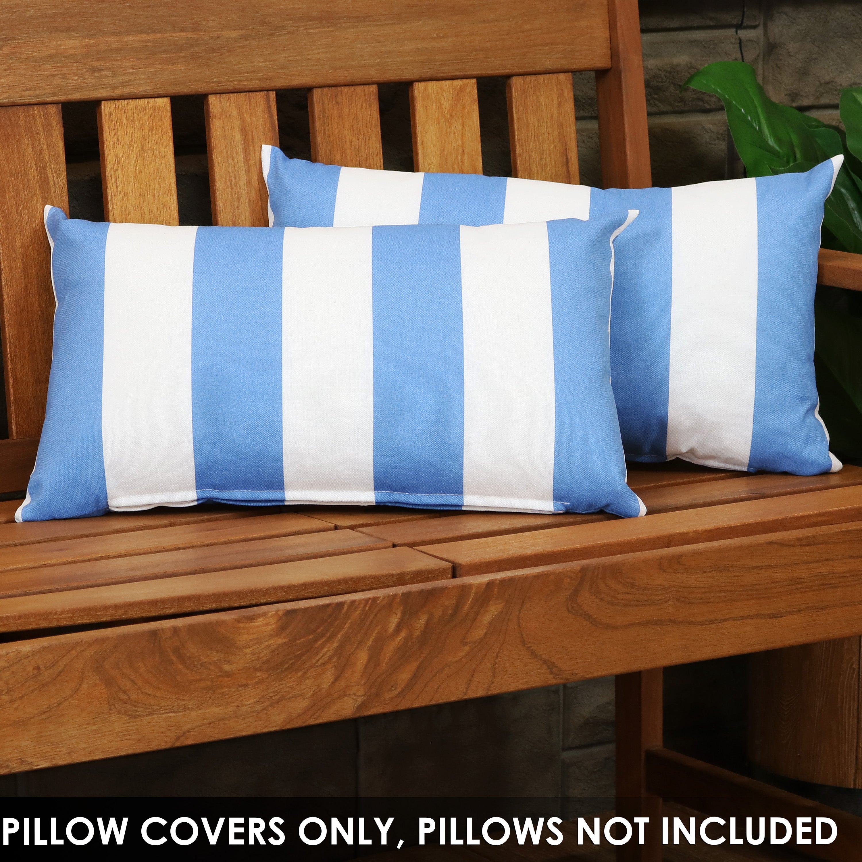 Sunnydaze Decorative Throw Pillow Covers for Indoor & Outdoor Use - Perfect for Sofa, Patio, Garden & Home Decor