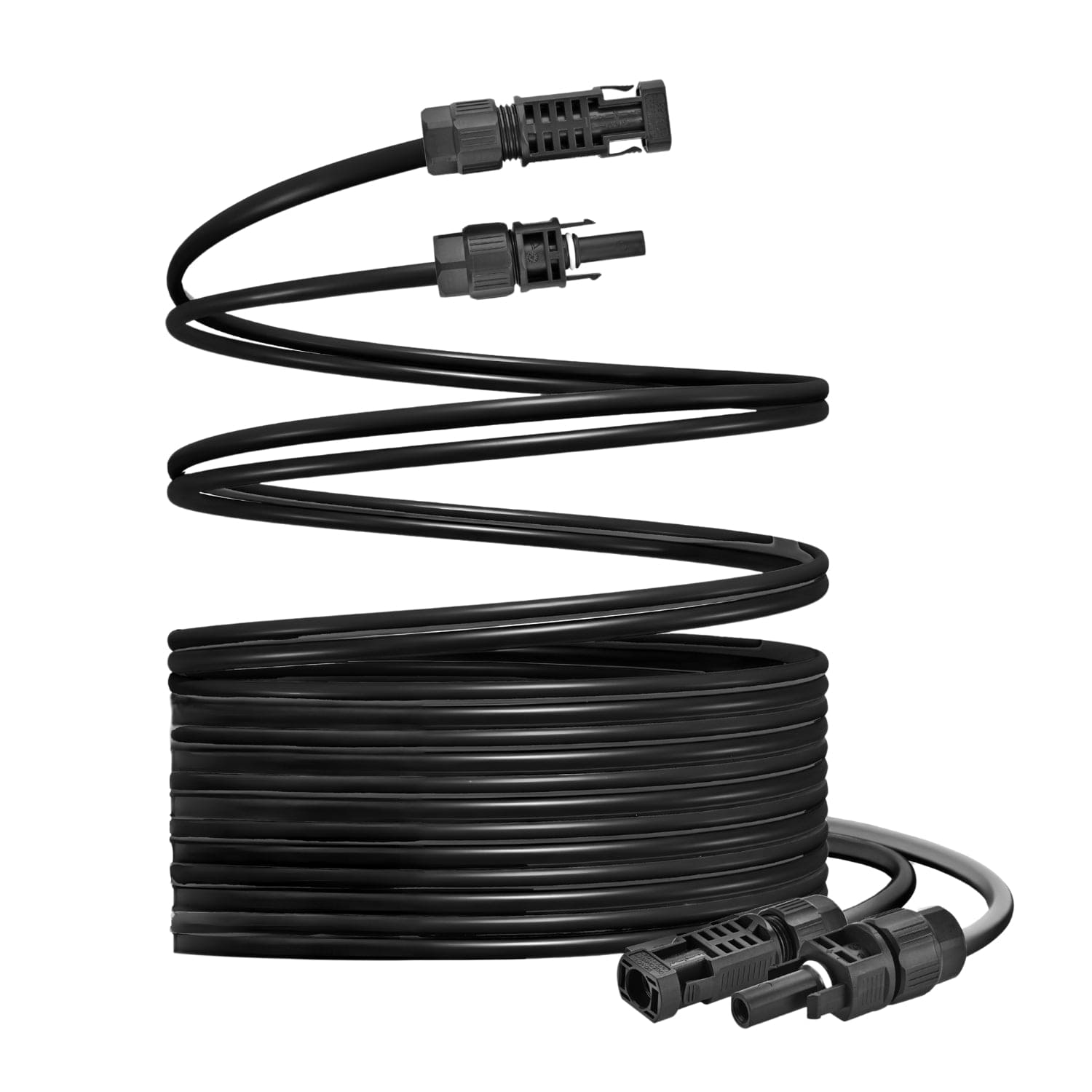 50FT Solar Panel Extension Cable with MC4 Connectors - Quick Release, Weatherproof for MyGrid 10K System - Perfect for RV, Off-Grid & Home Solar Power Setup