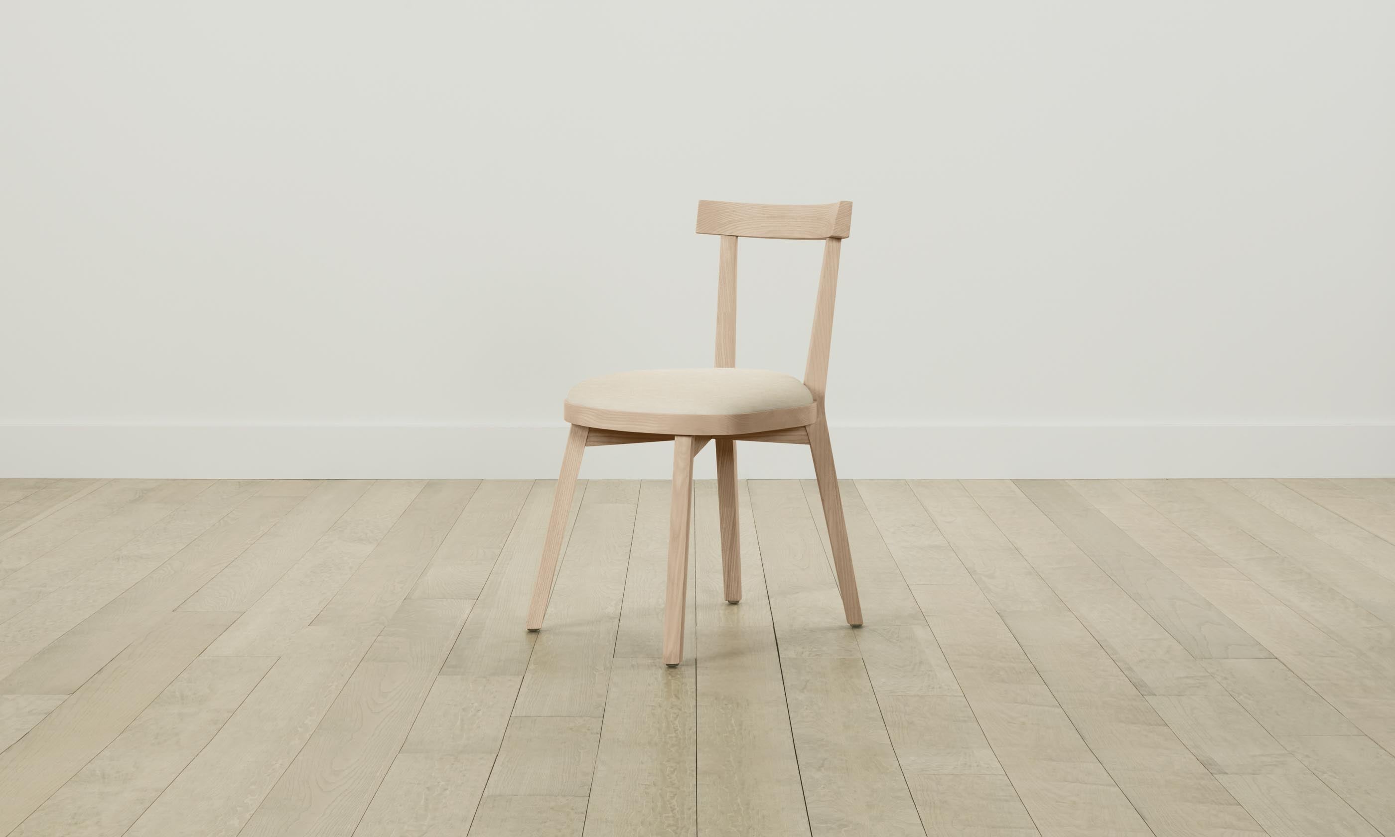 Allen Dining Chair - Premium Woven Chenille Upholstery in Desert Beige | Comfortable Modern Kitchen & Dining Room Seating for Home & Restaurant Use