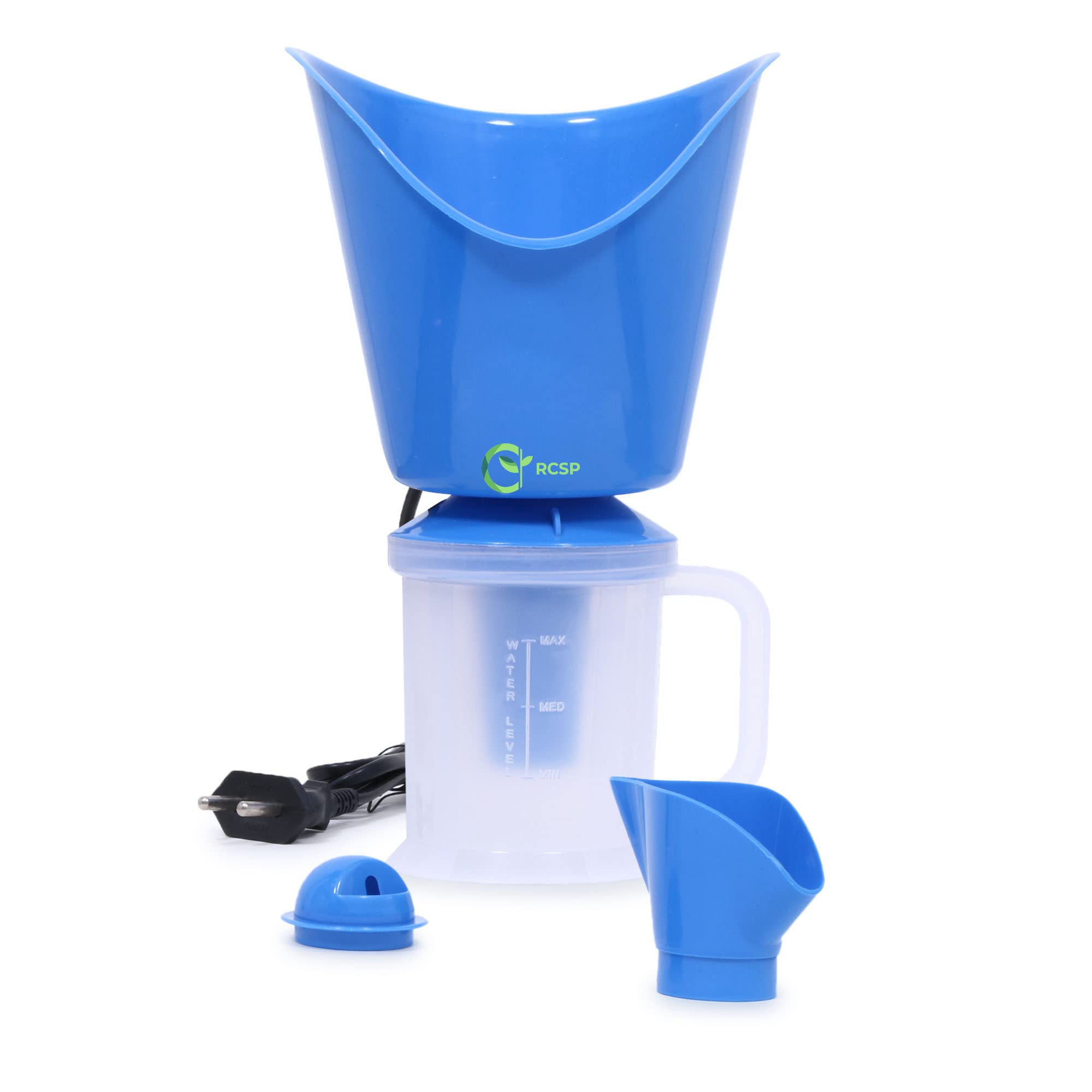 RCSP Vaporizer Steamer Machine - Facial Steamer & Inhaler for Glowing Skin, Cold & Cough Relief - All-in-One Vaporiser for Kids & Adults (Blue) | Perfect for Home Spa, Aromatherapy & Respiratory Care