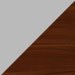 Silver Frame/Dark Walnut Top