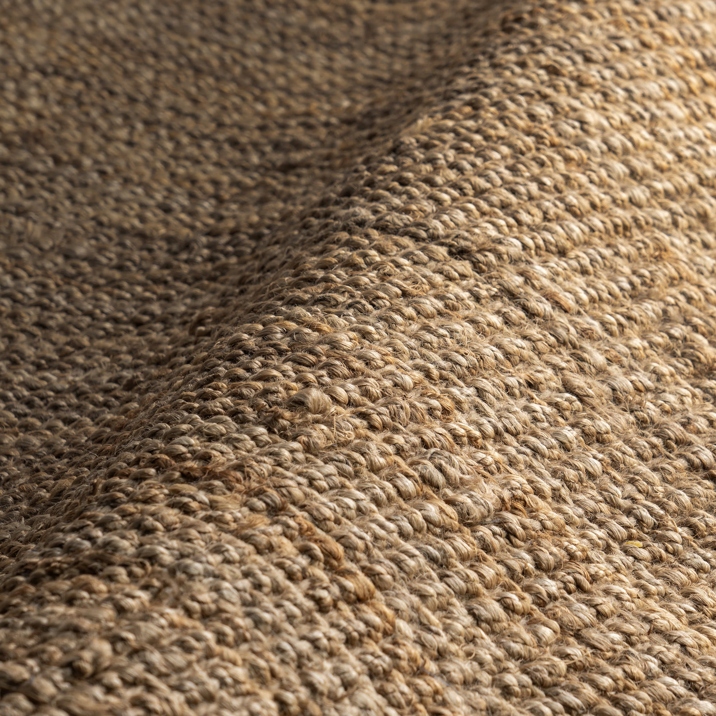 Chunky Jute Tasseled Rug - Natural Handwoven Boho Floor Mat for Living Room, Bedroom & Nursery Decor | Eco-Friendly Home Accent
