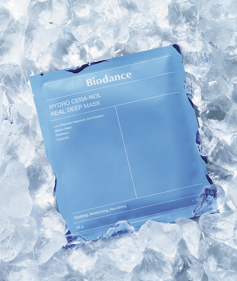 BIODANCE Hydro Cera nol Real Deep Hydrating Face Mask (4pcs/Box) - Korean Skincare for Dry Skin - Perfect for Night Routine & Spa Day