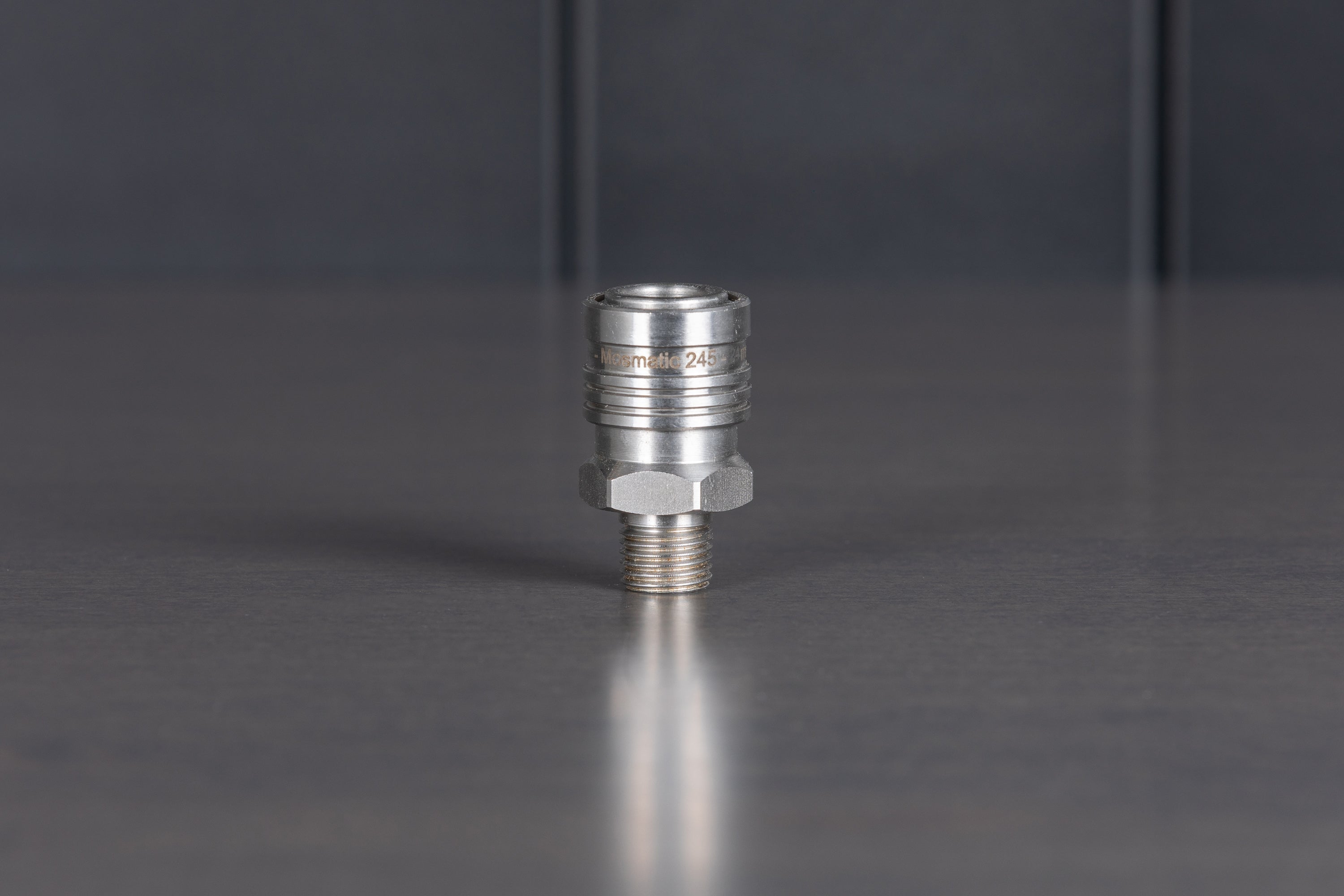 Mosmatic T304 Stainless Steel 1/4 Inch Male Quick Disconnect Coupler - Perfect for Pressure Washers, Car Wash Systems & Industrial Applications