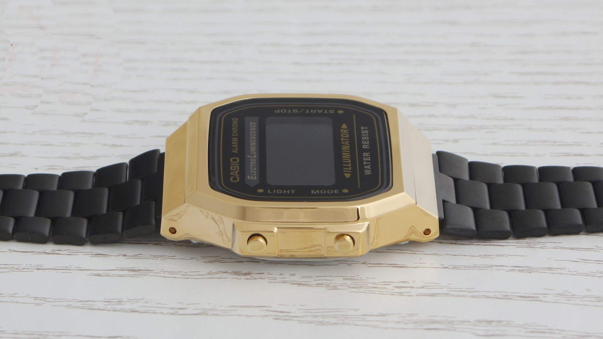 Casio A168WG Unisex Digital Watch - Gold Stainless Steel Retro Design for Men & Women | Perfect for Everyday Wear, Office, and Casual Outfits