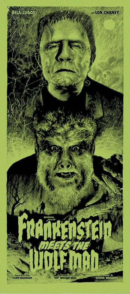 Frankenstein Meets the Wolf Man - Classic Horror Movie DVD (Special Variant Edition) | Perfect for Halloween Movie Nights & Monster Film Collections