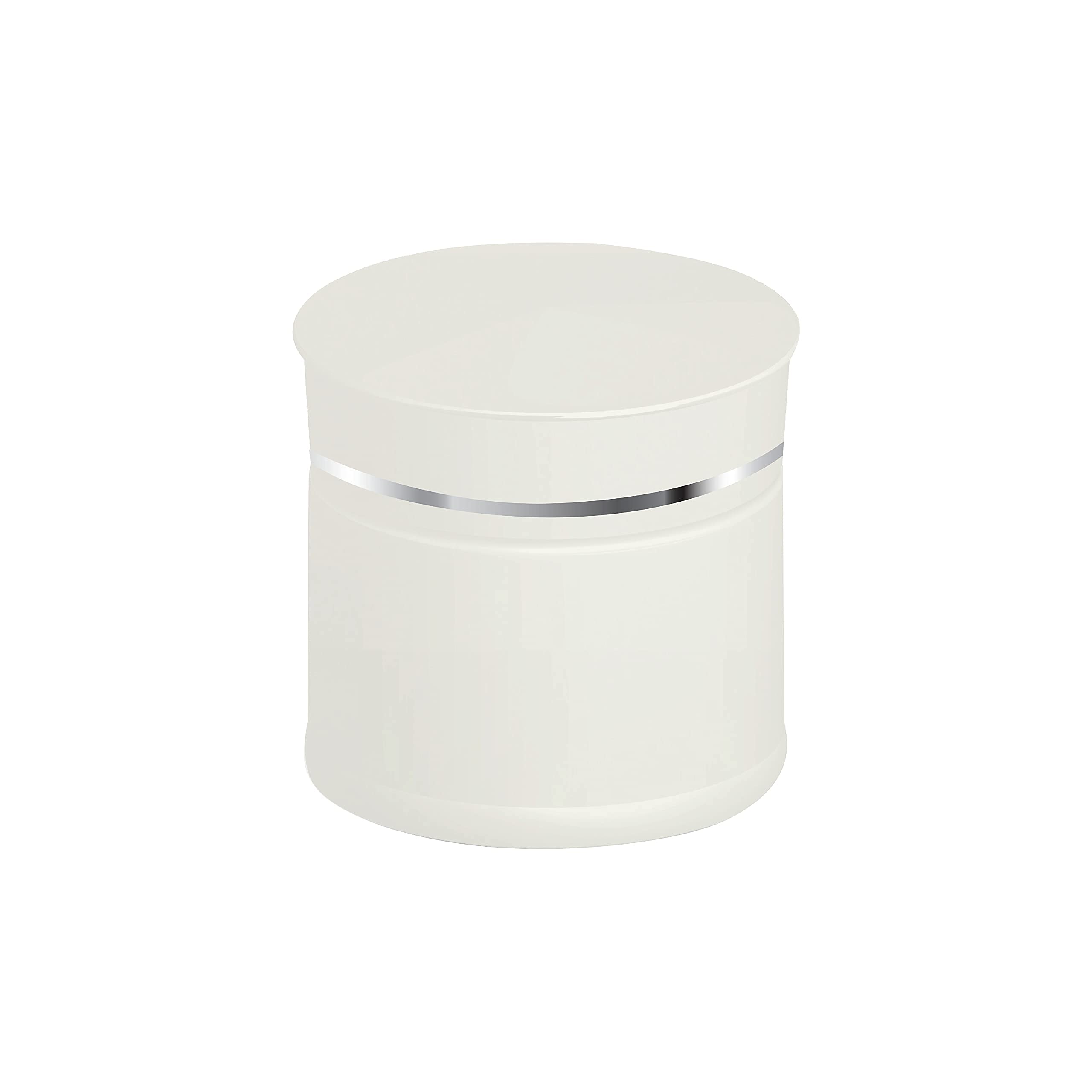 Premium Silver Steak Cosmetic Jars - 50g Multipurpose Containers for Creams, Face Masks & DIY Beauty Products (Pack of 3) | Ideal for Home Spa, Travel & Professional Salon Use