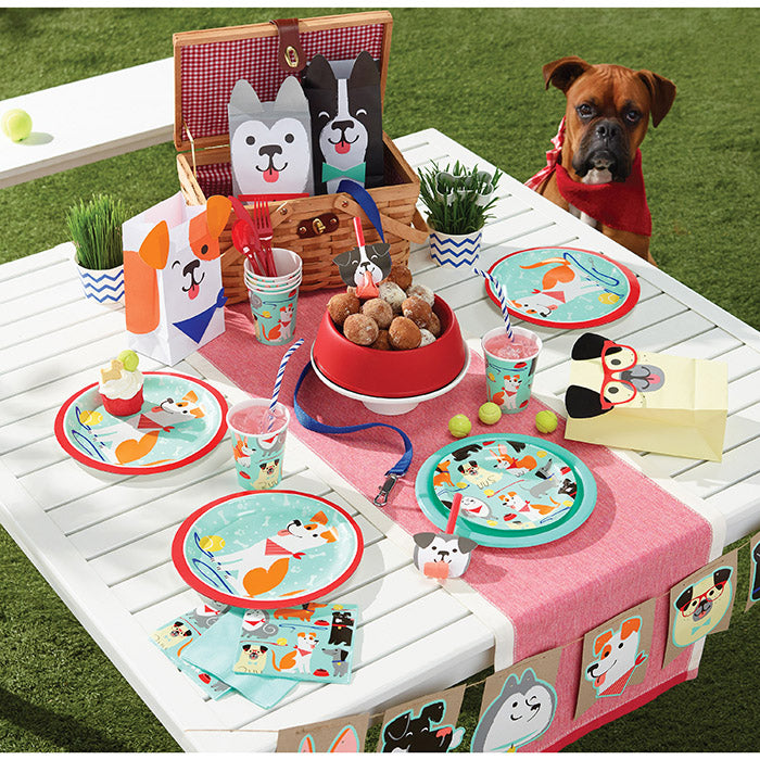 12 Pack Bulk Dog Birthday Party Decorations - Happy Birthday Banners for Dog Lovers - Perfect for Pet Birthday Celebrations & Puppy Themed Parties