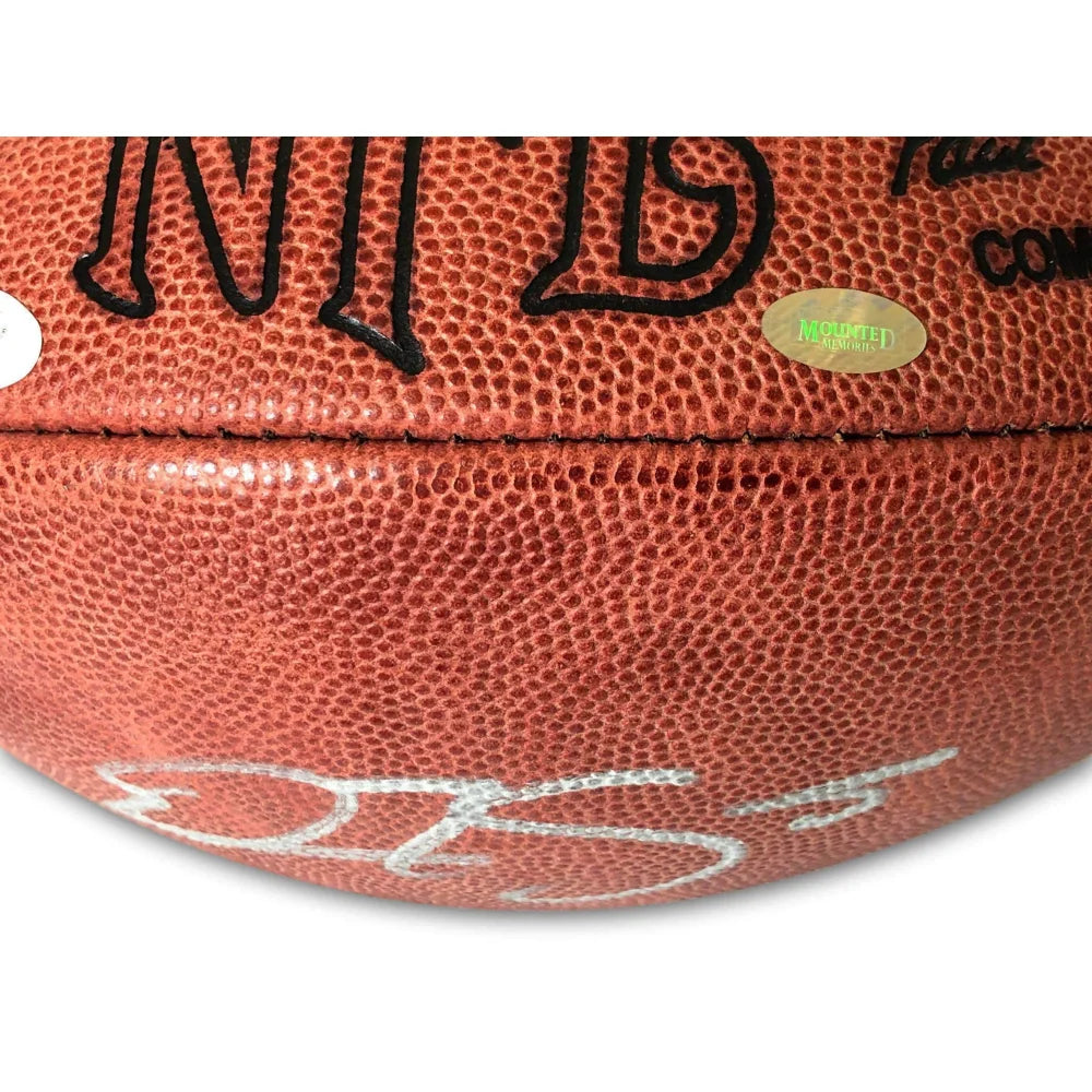 Authentic Donovan McNabb Signed Philadelphia Eagles Football with COA - Perfect for Sports Memorabilia Collectors and Eagles Fans Display
