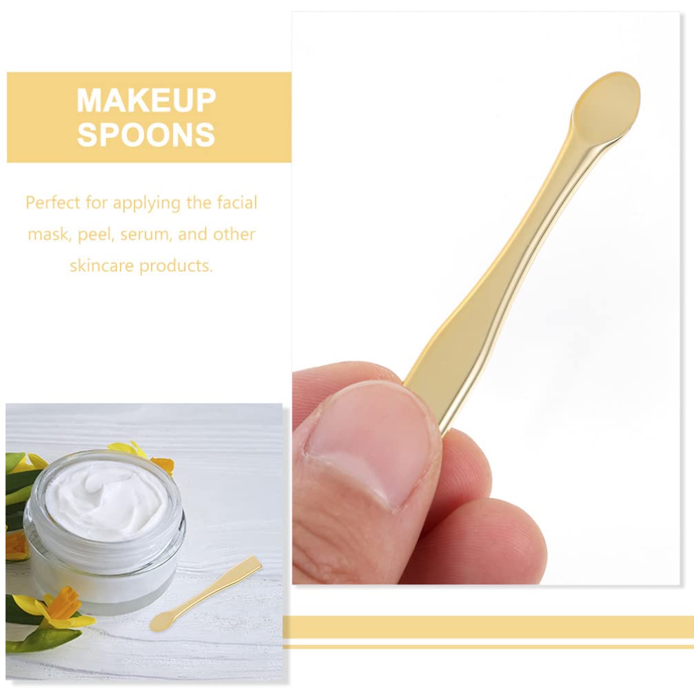 Metal Makeup Spatulas 30Pcs - Disposable Beauty Tools for Creams & Masks
