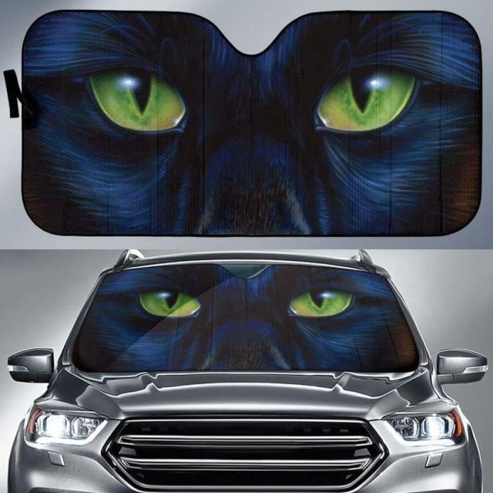 Blue Eyes Animal Car Sun Shades for UV Protection - Perfect for Kids & Pets on Road Trips