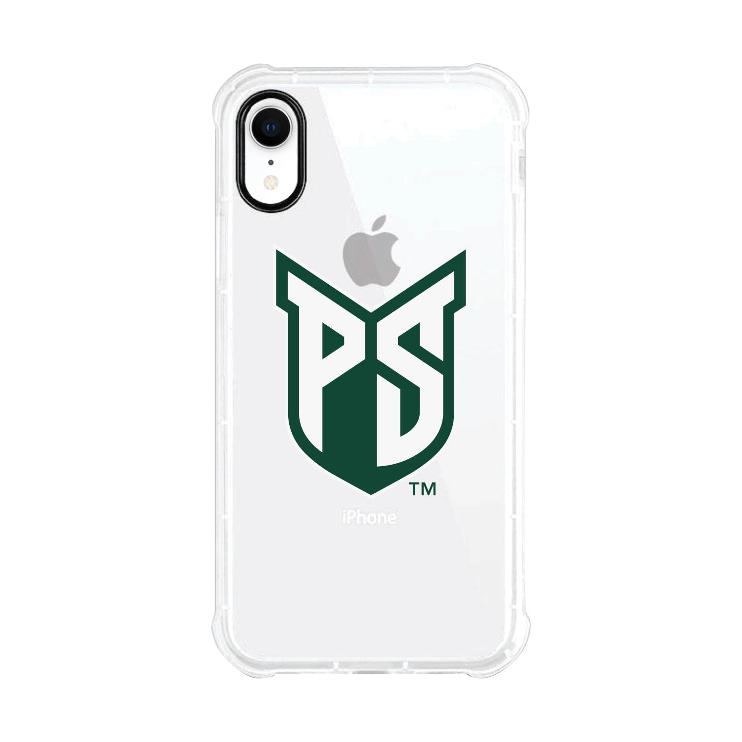 OTM Essentials Rugged Phone Case for iPhone 11 - Shockproof Protective Cover with Tough Edge Design - Portland State University Themed - Classic White - Perfect for College Students & Outdoor Activities