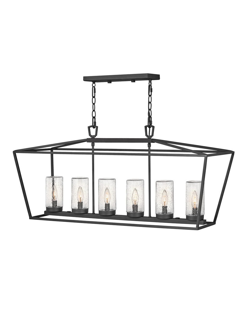 Alford Place LED Outdoor Lantern - Black Vintage Style Wall Light for Porch, Patio & Garden - Weatherproof & Energy Efficient Exterior Lighting