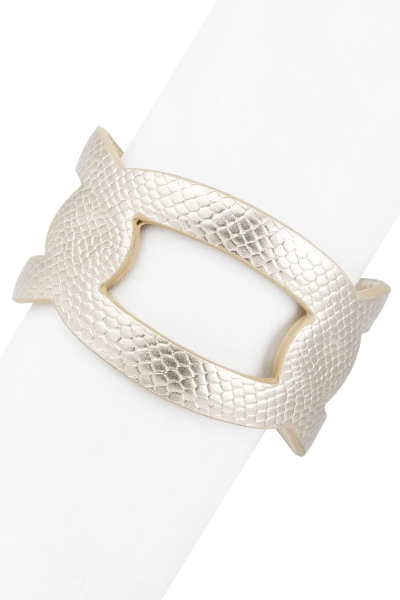 Ogee Cuff Bracelet for Women - Elegant Stainless Steel Bangle with Unique Wave Design - Perfect for Parties, Weddings & Everyday Wear