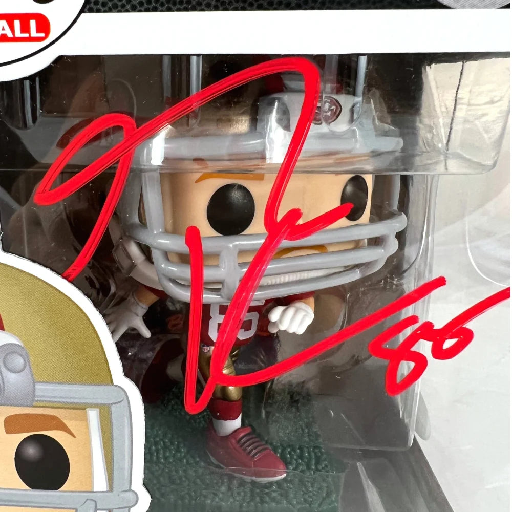 George Kittle Signed Funko Pop #144 with JSA COA - San Francisco 49ers Autograph Collectible - Perfect for NFL Fans, Sports Memorabilia Collectors, and Man Cave Decor