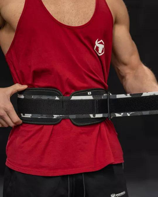 4.5 Inch Heavy Duty Nylon Lifting Belt - Durable Support for Weightlifting, Construction & Industrial Work