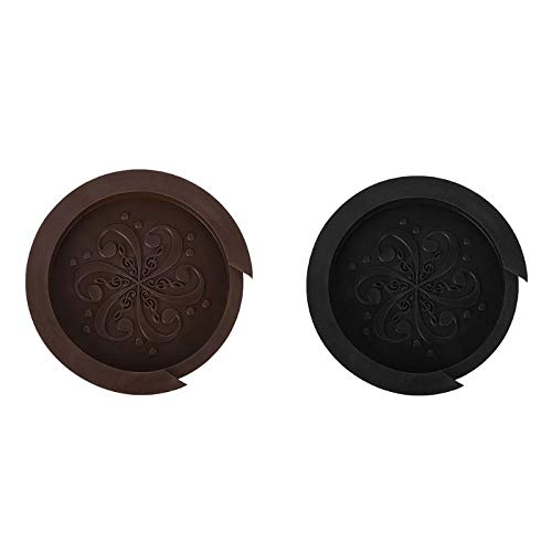 Acoustic Guitar Silicone Soundhole Cover - Black | Noise Reduction Plug for Guitar Accessories | Perfect for Practice, Recording & Live Performances