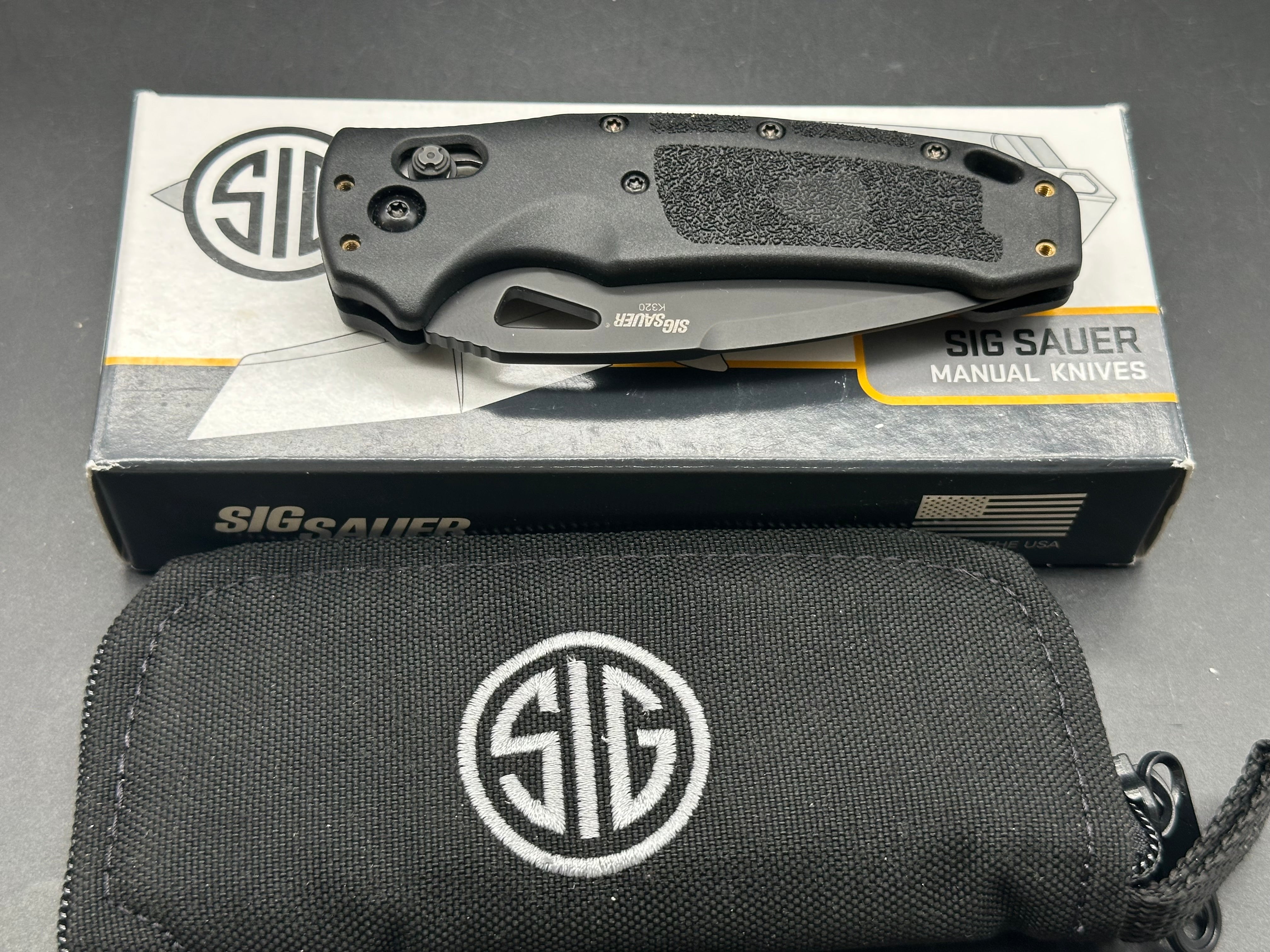 Hogue Sig Sauer K320 Knife - High-Quality Tactical Folding Knife for Outdoor, Hunting & EDC Use