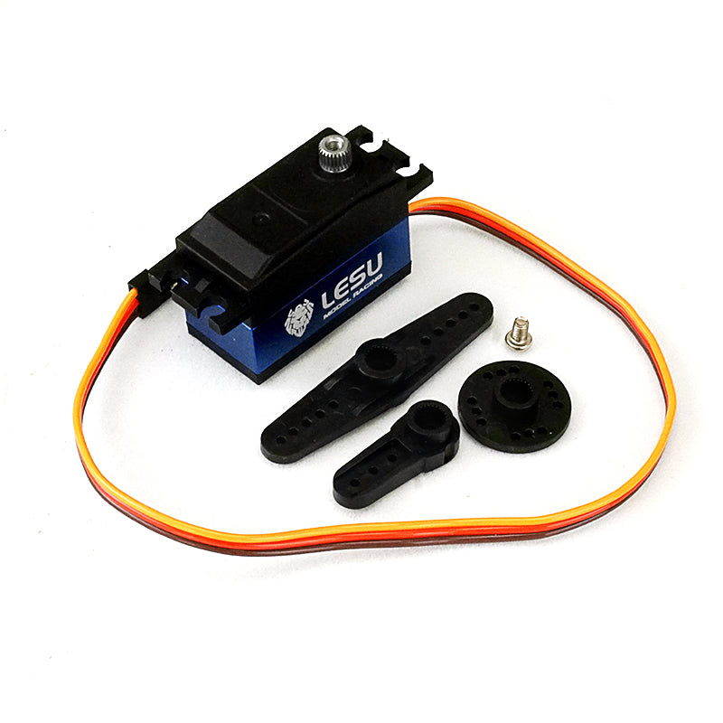 High Torque 12g 14kg RC Servo & 35A Brushless ESC for Tamiya 1/14 Tractor Truck DIY - Perfect for RC Model Parts, Tamiya Trailer Dumper & Excavator Upgrades | Ideal for RC Car Enthusiasts & Hobbyists