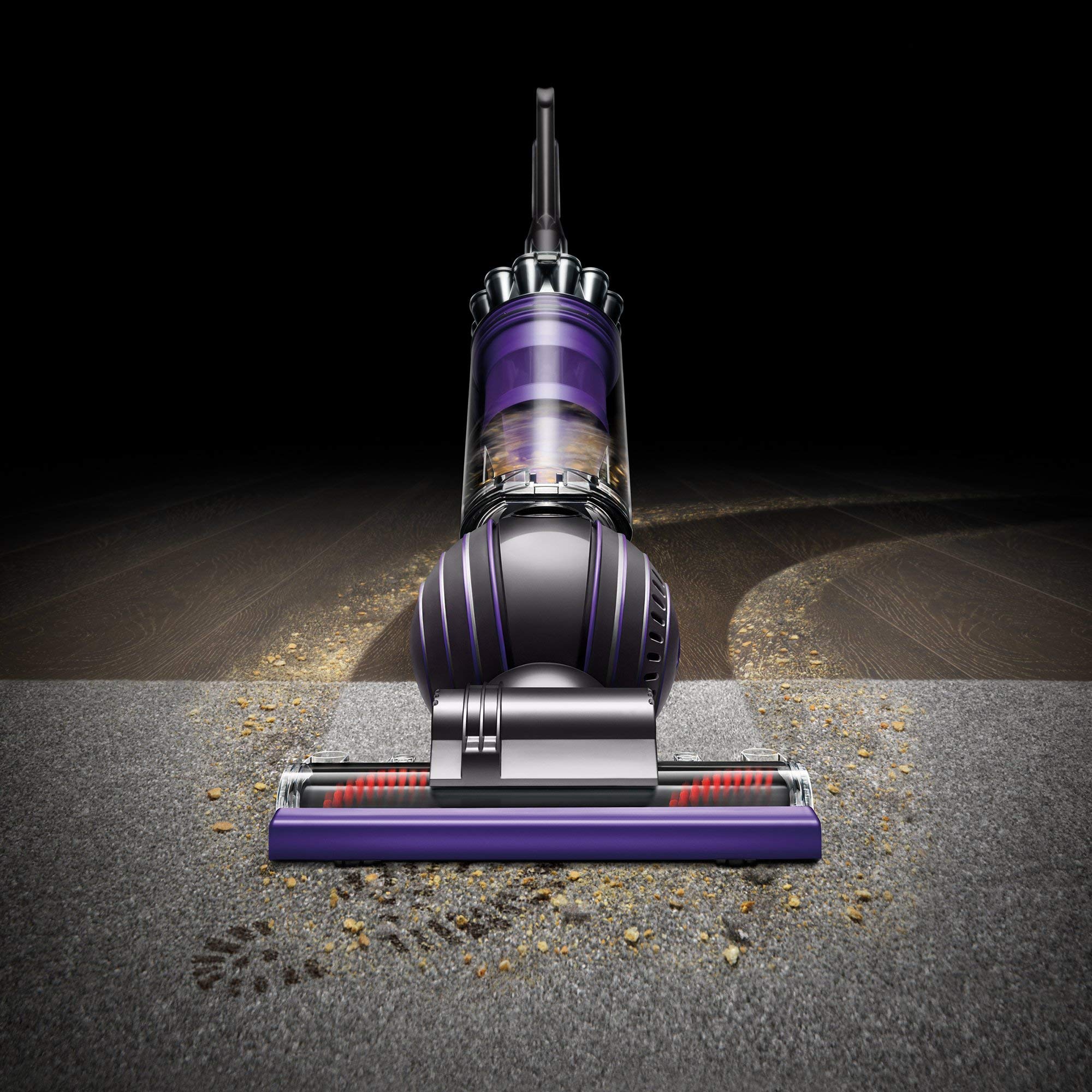 Dyson Ball Animal 2 Upright Vacuum Cleaner - Powerful Suction for Pet Hair & Deep Cleaning | Refurbished Iron/Purple | Perfect for Carpets, Hard Floors & Stairs