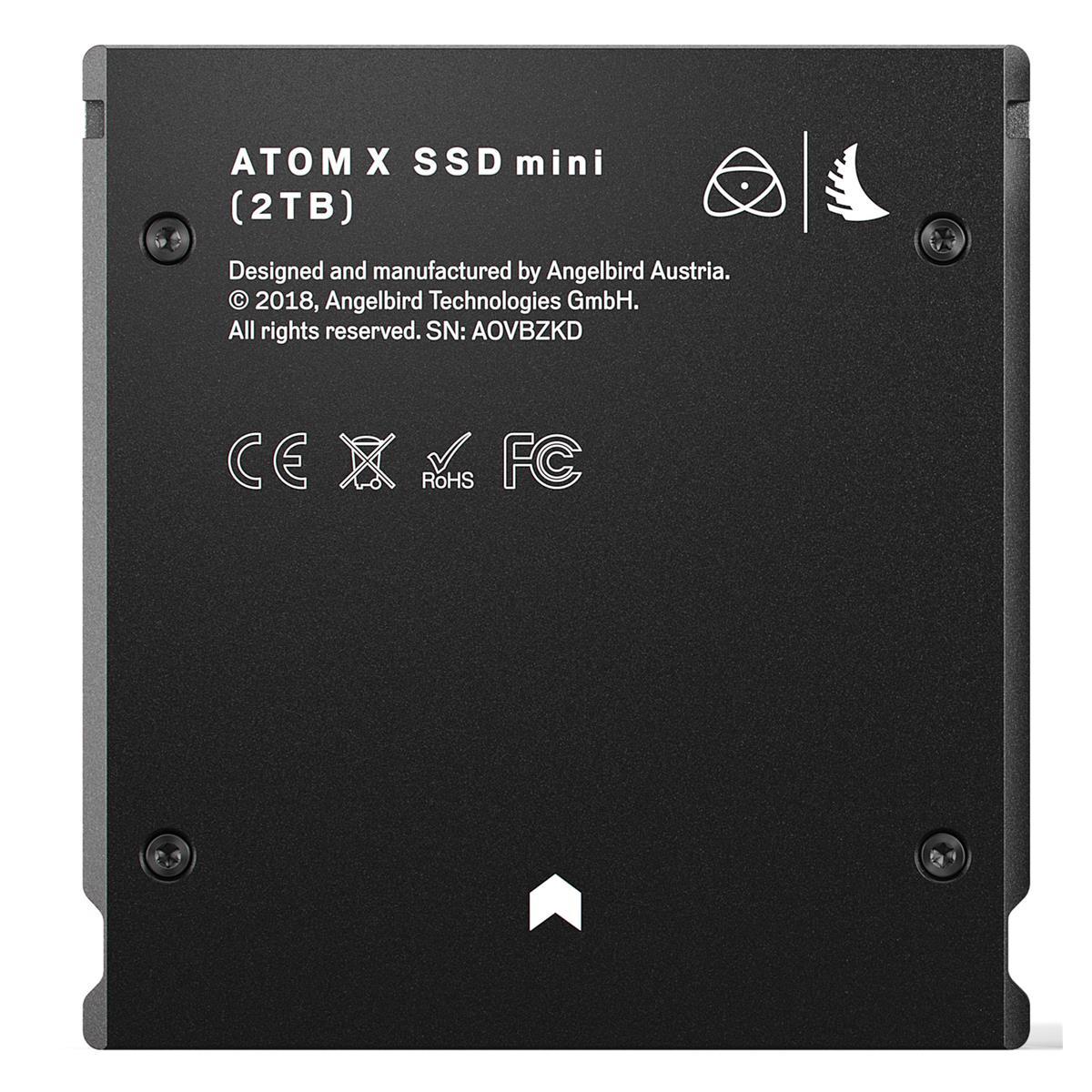 Angelbird AtomX SSDmini 2TB - High-Speed Portable SSD for Mac, PC, Laptop - Perfect for 4K Video Editing, Gaming & External Storage