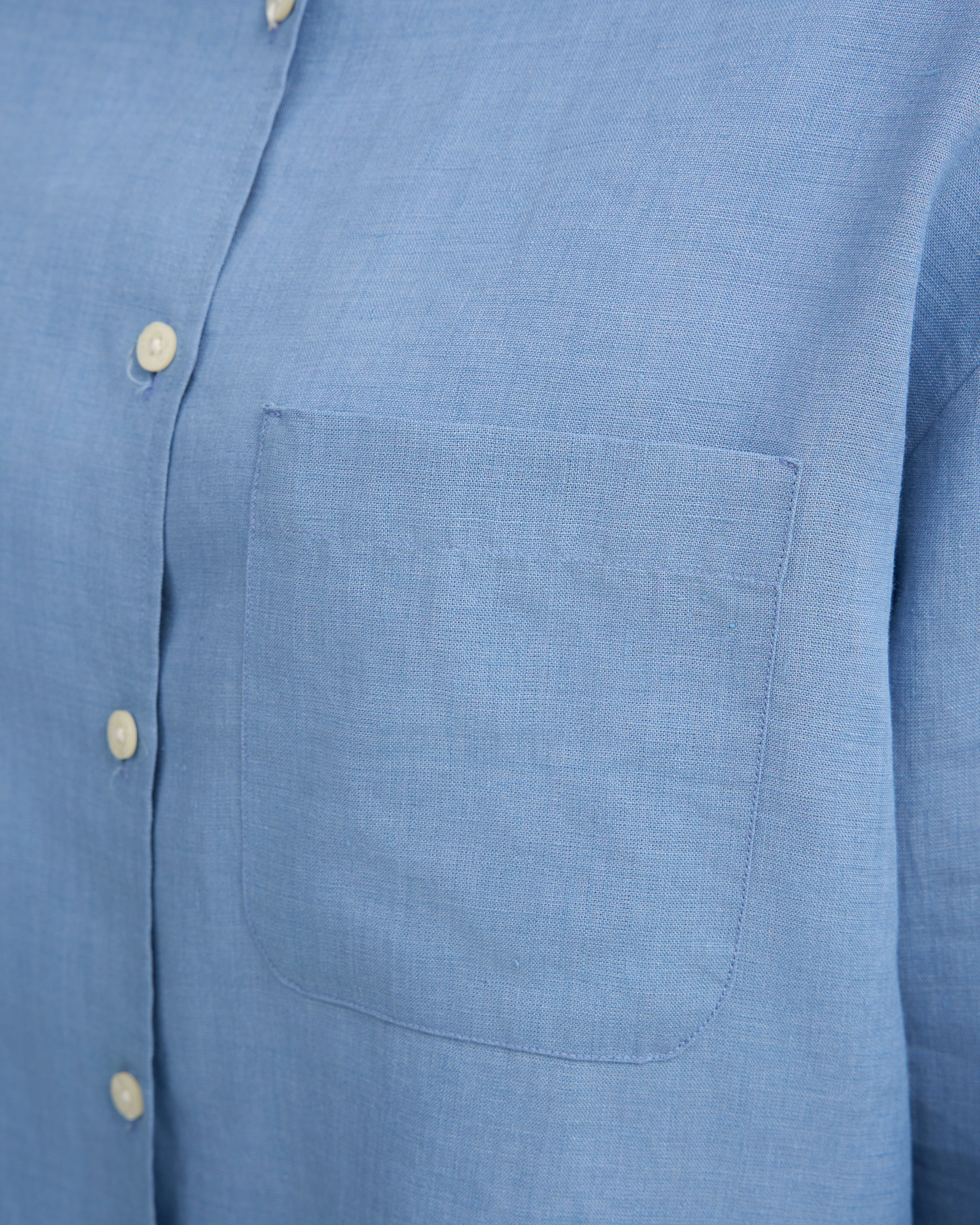 Premium Linen Oversized Shirt for Women - Soft & Breathable Seaside Blue Button Down Top - Perfect for Beach Vacation, Summer Outfits & Casual Wear