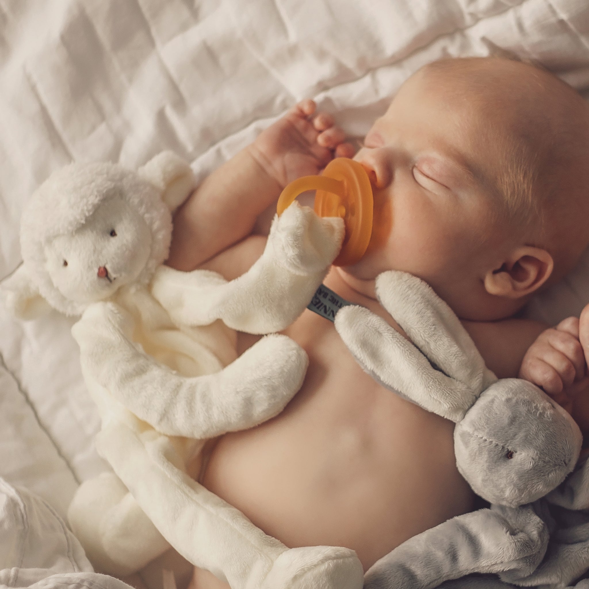 Snuggle and Soothe Baby Gift Set - Soft Cream Baby Blanket & Plush Toy Combo | Perfect for Newborns, Baby Showers & Nursery Comfort